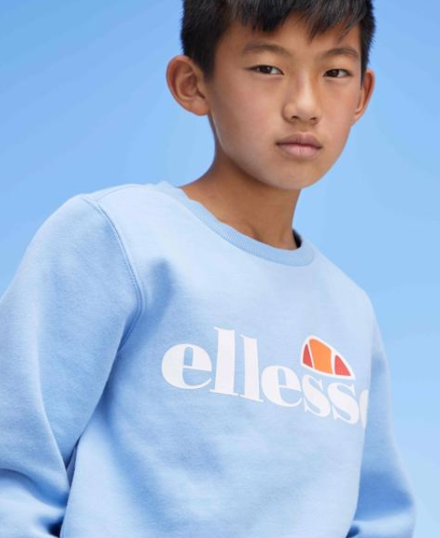 ELLESSE SUDADERA JERO NIÑOS WHITE MARL