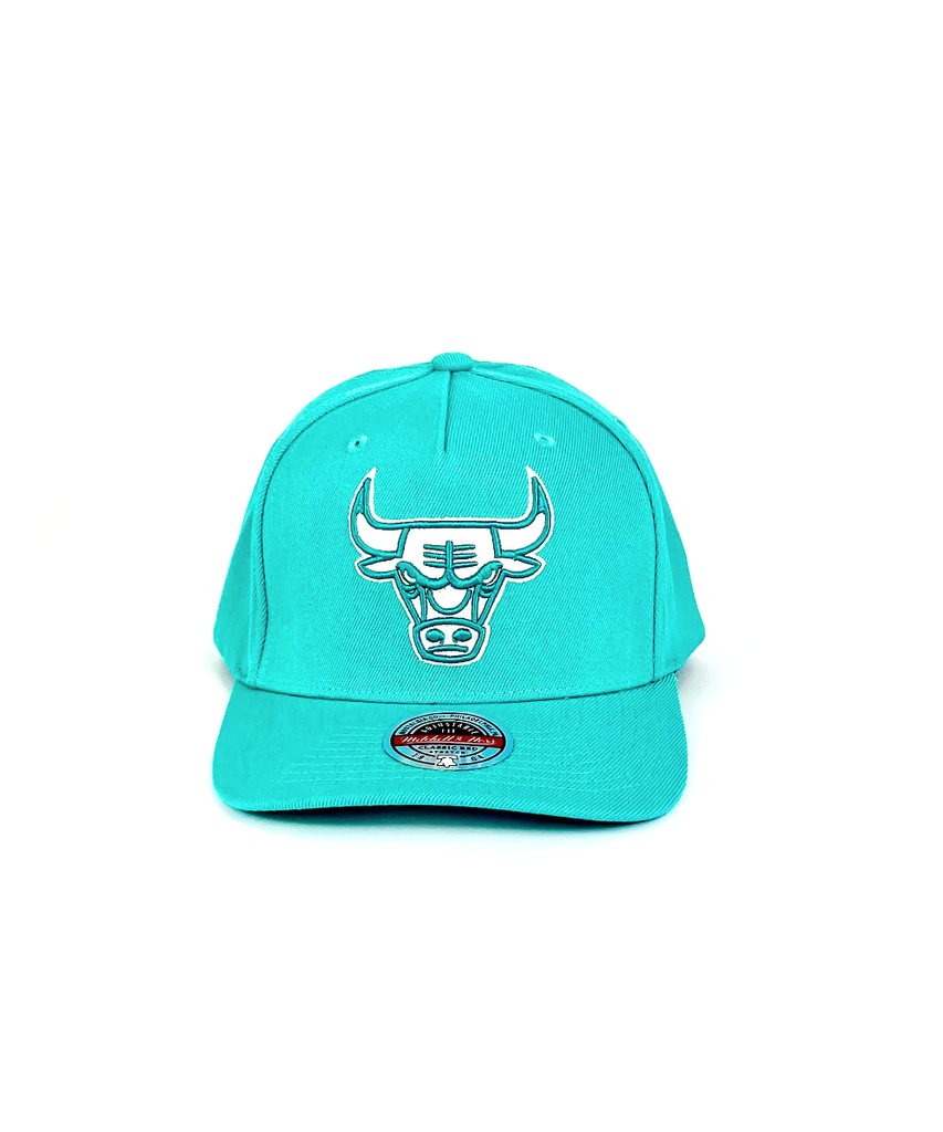 Chicago Bulls - The Great Stretch Snapback by Mitchell & Ness (Teal ...