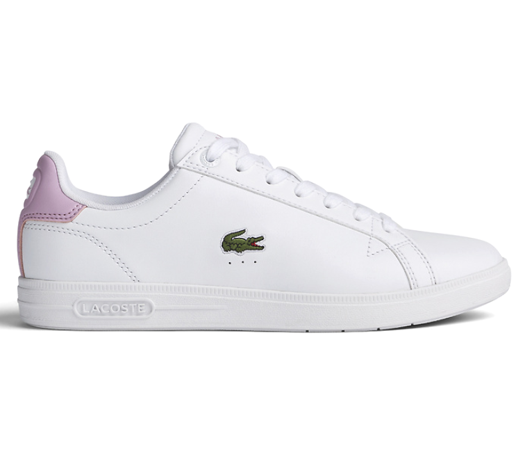 Lacoste Game Advance Luxe Leather Sneakers In White/brown | ModeSens