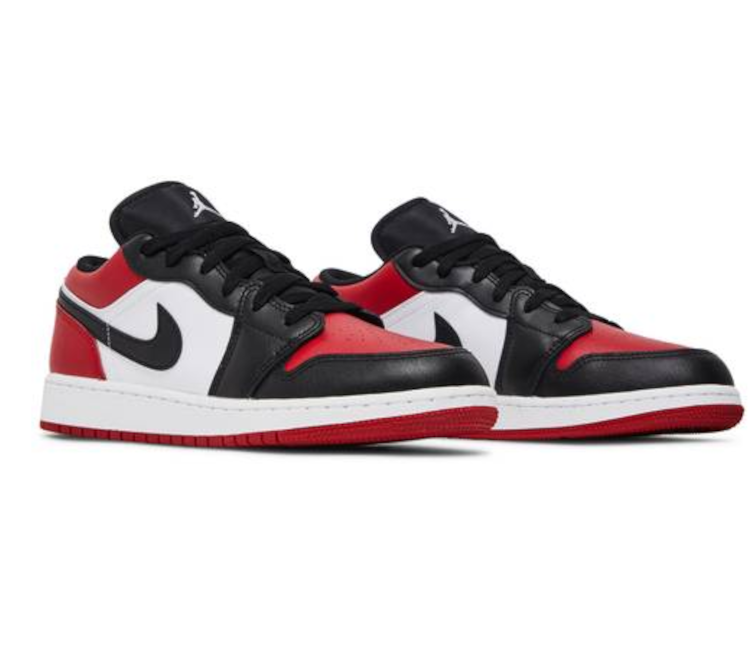 jordan 1 low bred toe gs