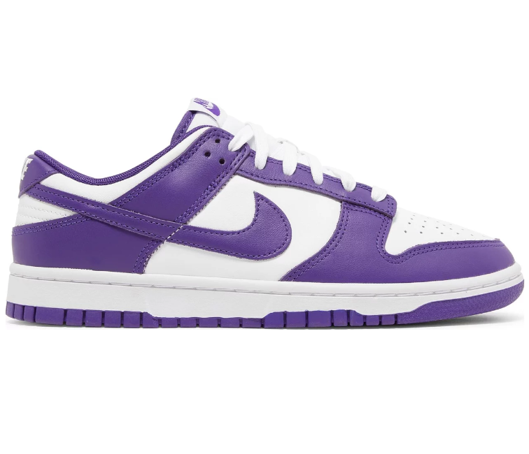 purple nike low tops