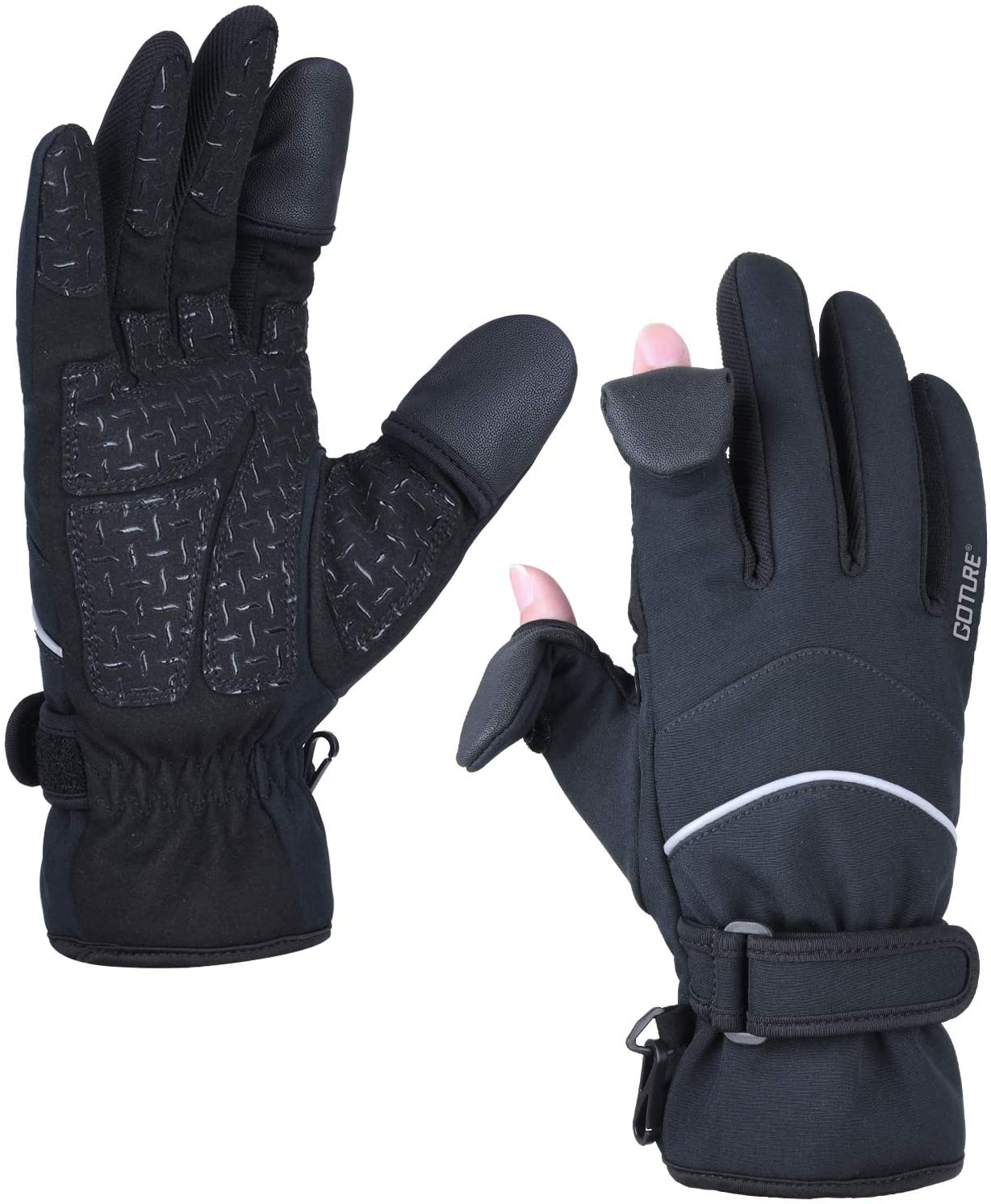 waterproof warm fishing gloves