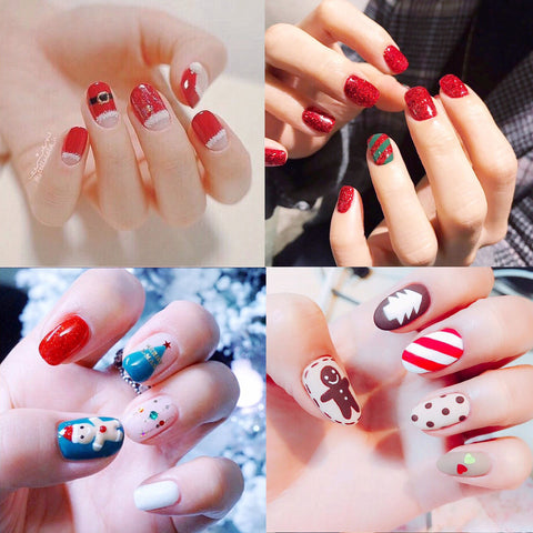Christmas Cute Nail Art Design Awesome Nail Art Onto Your Hands