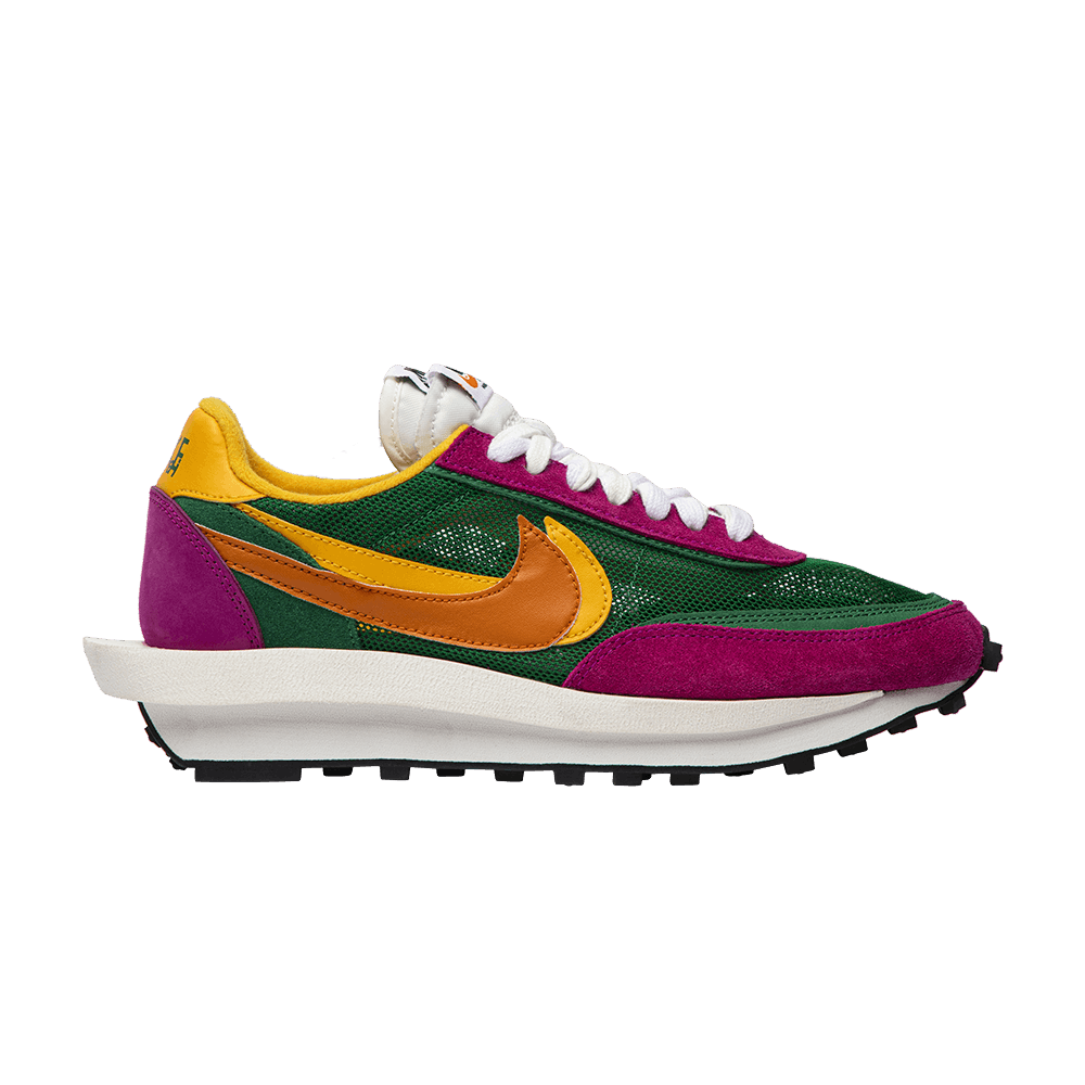 nike sacai green waffle