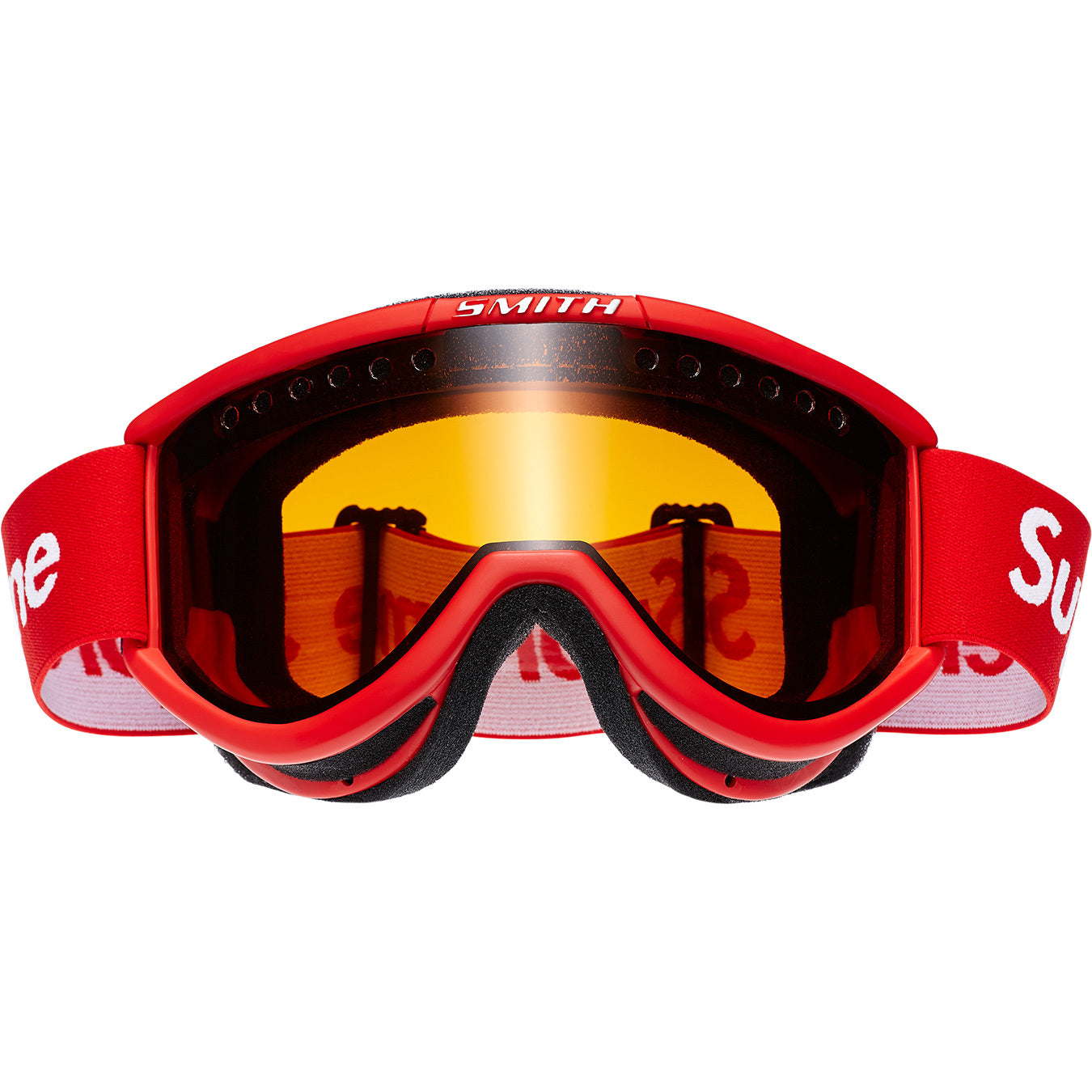 red supreme ski goggles