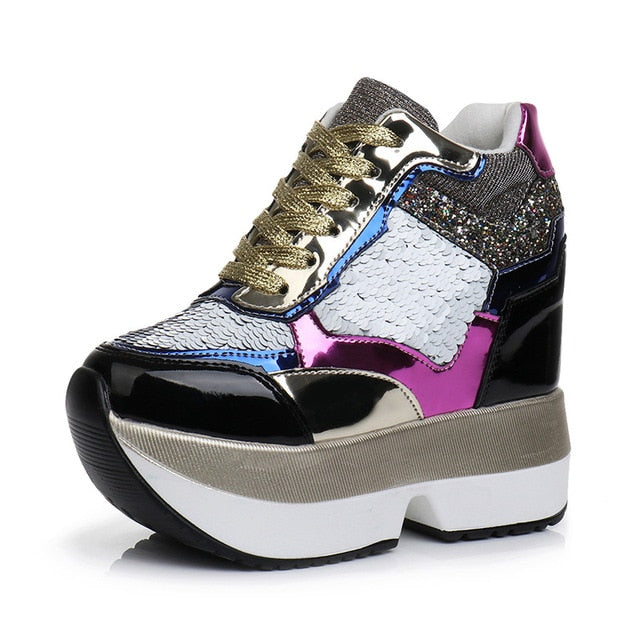 Feelgood Funky High Heel Sneakers – I 