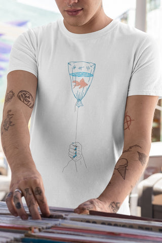 Hold it Short-Sleeve Unisex T-Shirt by Tattoo Artist Dane Nicklas