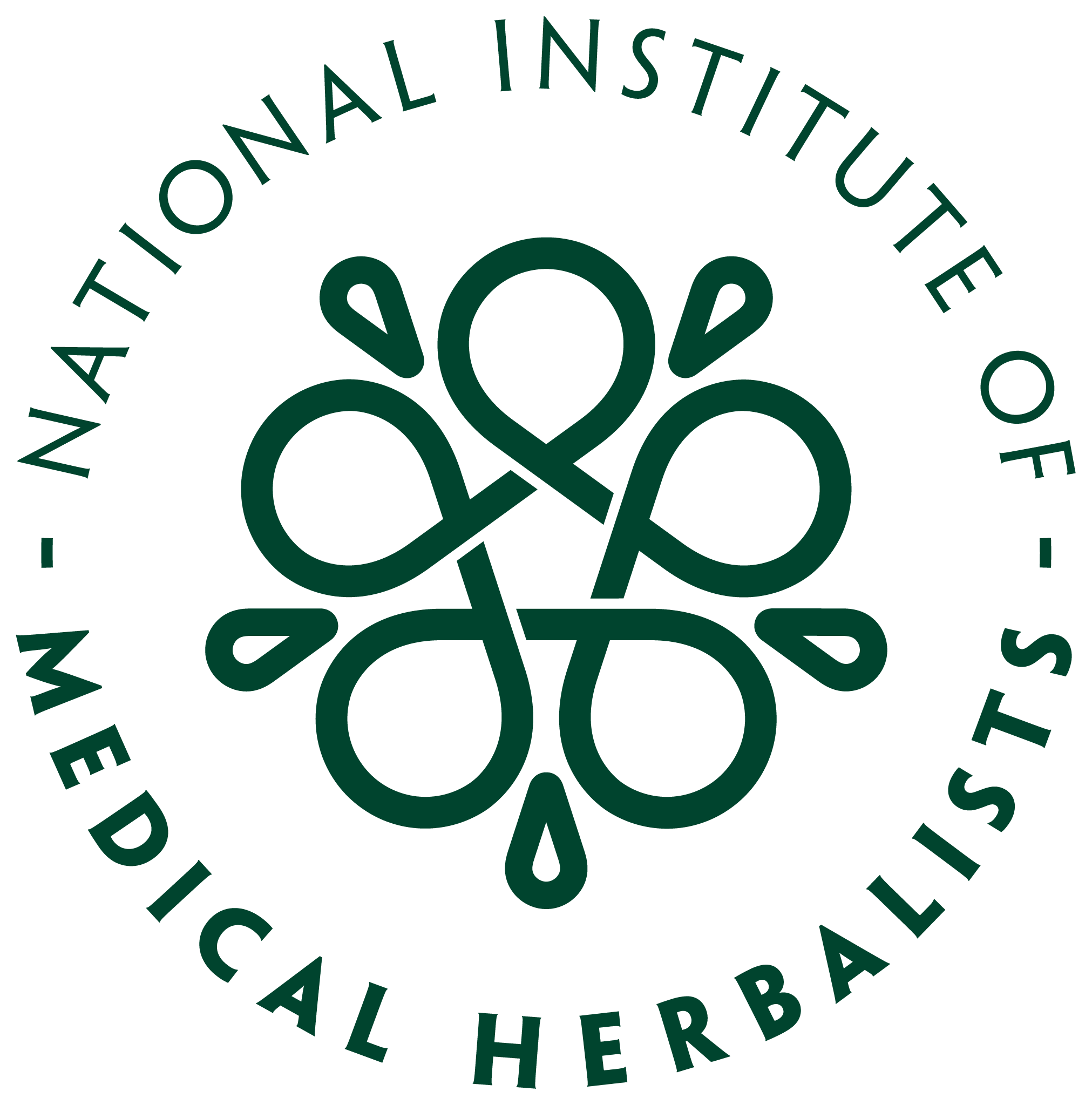 Logotyp för THE NATIONAL INSTITUTE OF MEDICAL HERBALISTS