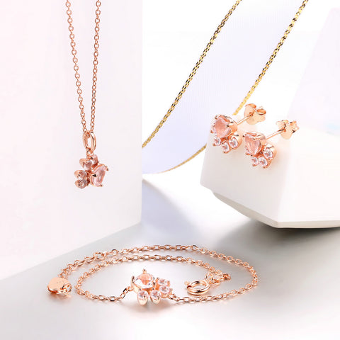 genuine rose quartz jewelry