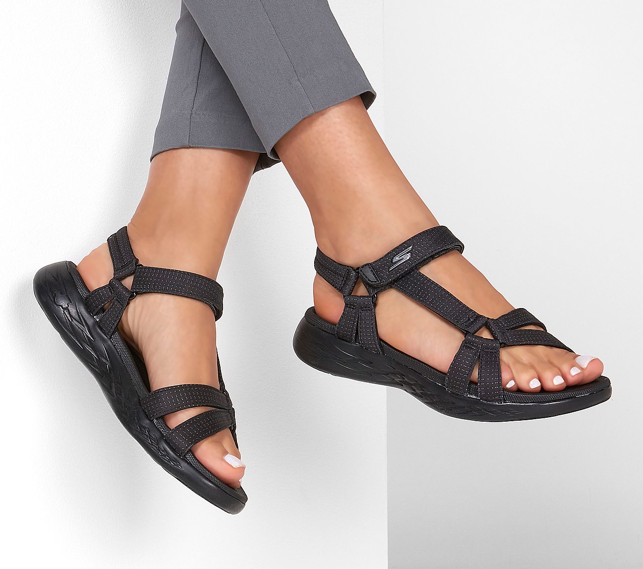 skechers touch fasten sandal