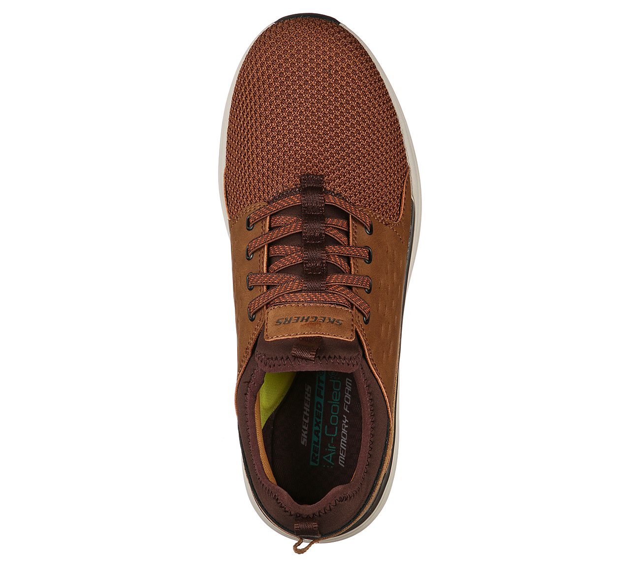 Skechers 210242/Tan Mens Casual Comfort Lace Up Shoes – The Shoe Centre