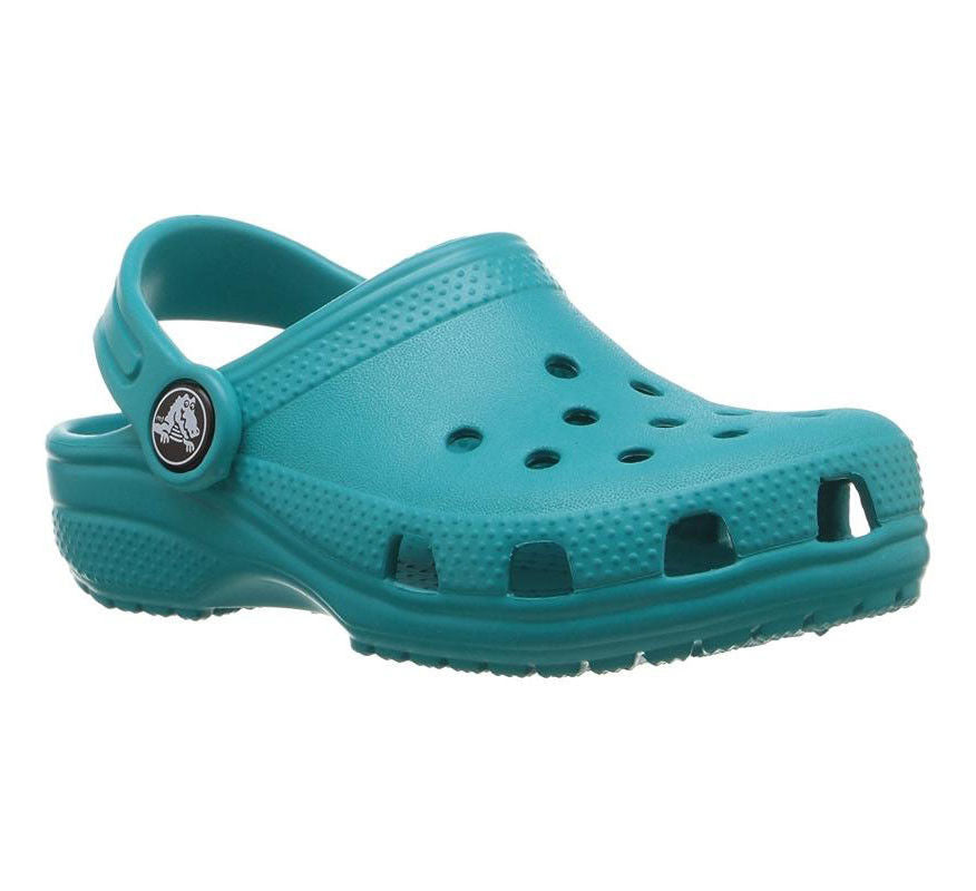 turquoise crocs