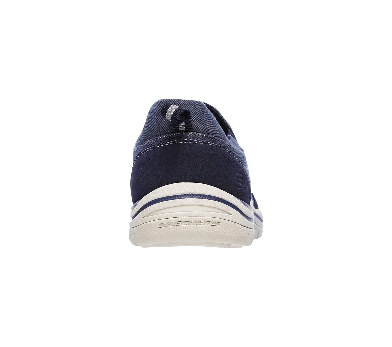 men's skechers canvas slip on shoes