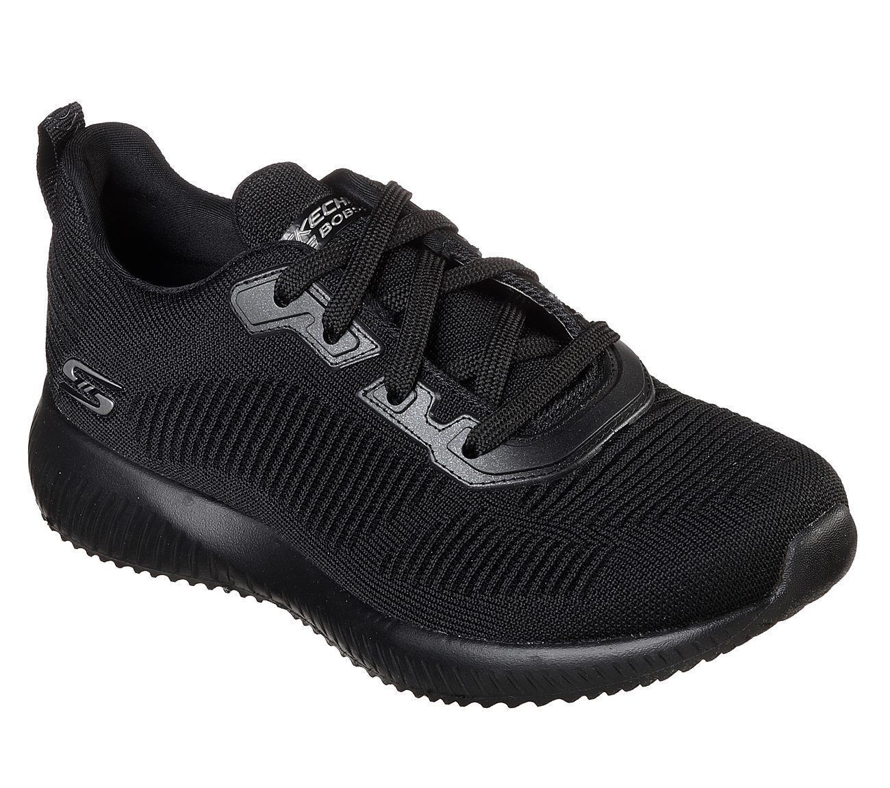 womens black skechers with memory foam