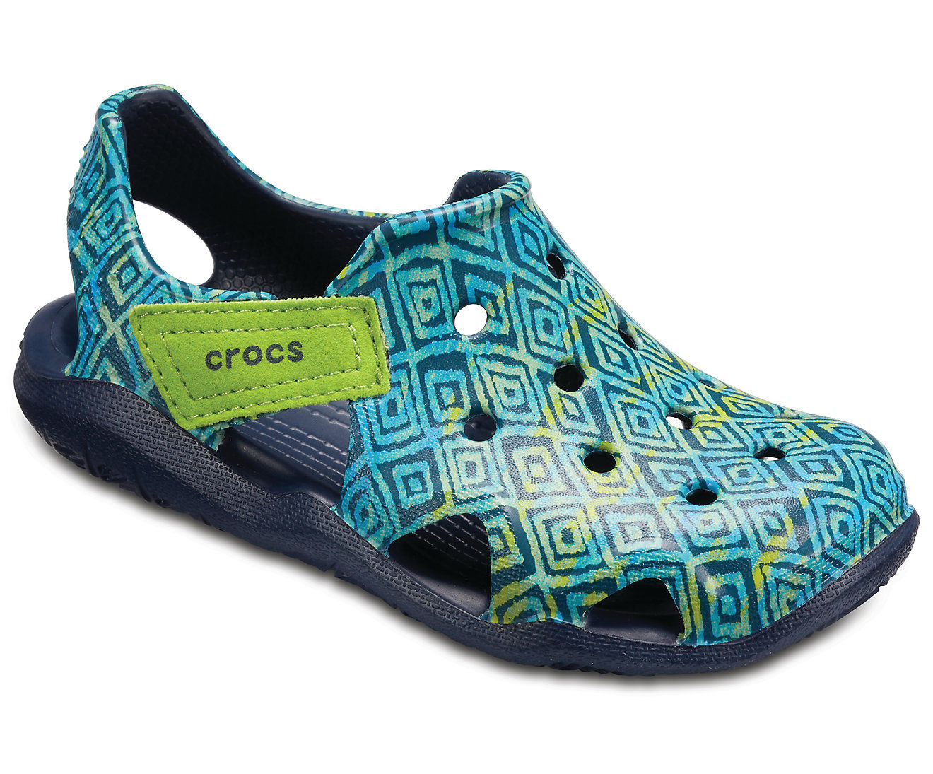 crocs swiftwater wave navy blue