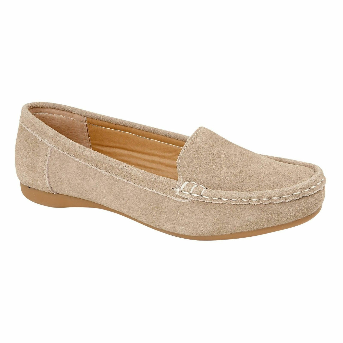 Jo \u0026 Joe Mykonos Taupe Slip On Suede 