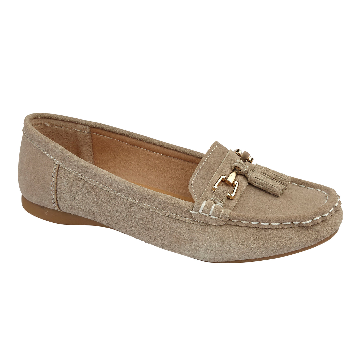 taupe loafers womens