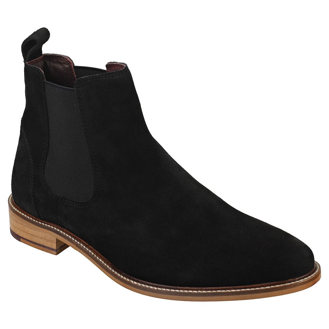 black smart boots mens