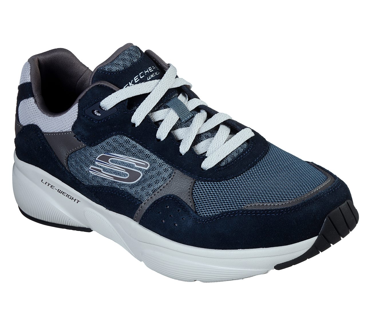 mens blue skechers