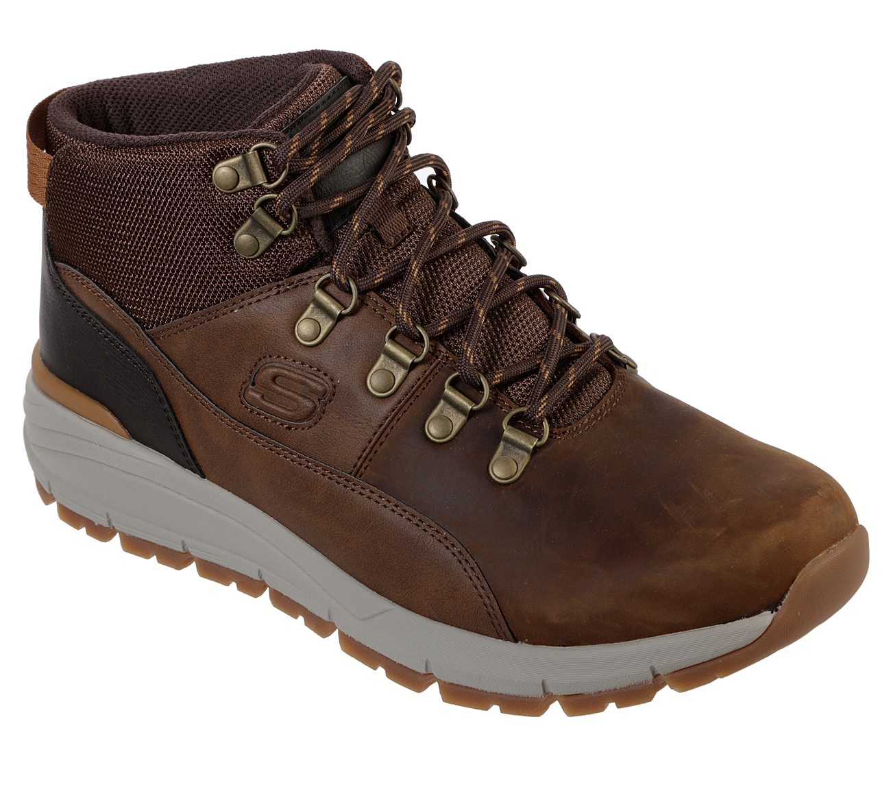 mens leather trainer boots