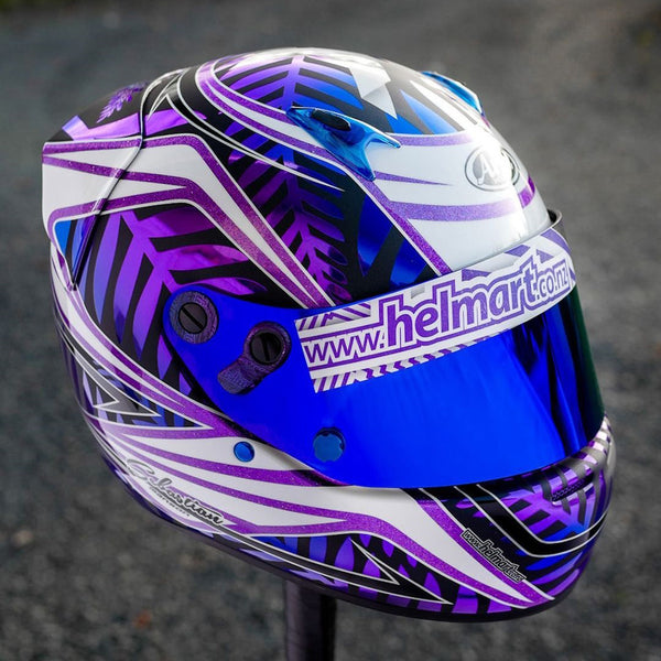 Helmart design Purple Helmet