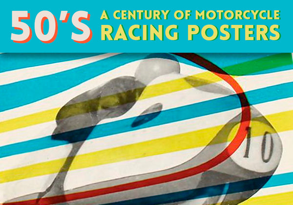 50's motorcycle racing posters