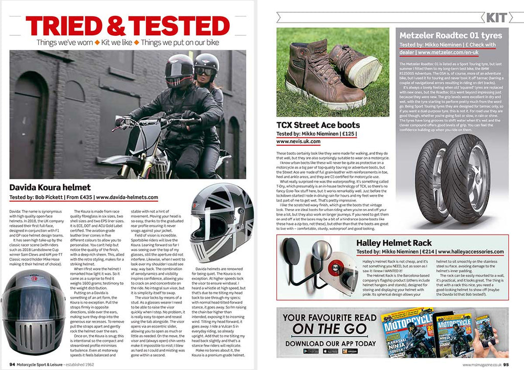 MSLmagazine July20 Halley Wall Helmet Rack