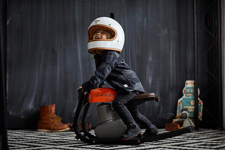 Moto Rocker kid helmet