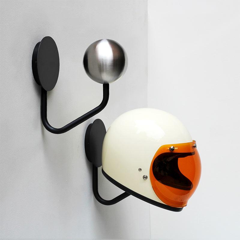 motorcycle helmet wall mount