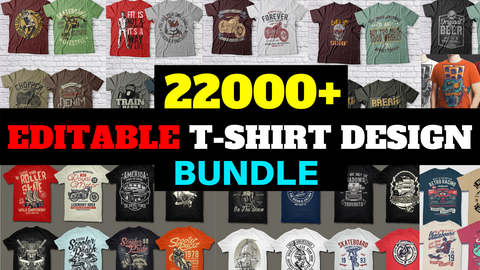 22000+ tshirt graphic design bundle for your tshirt business
