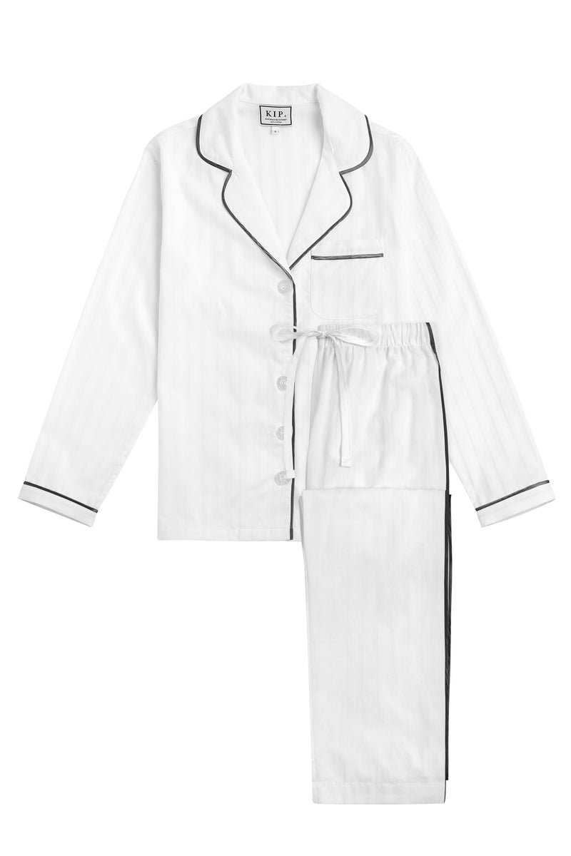 Cotton Pajama Set in Monochrome – KIP.