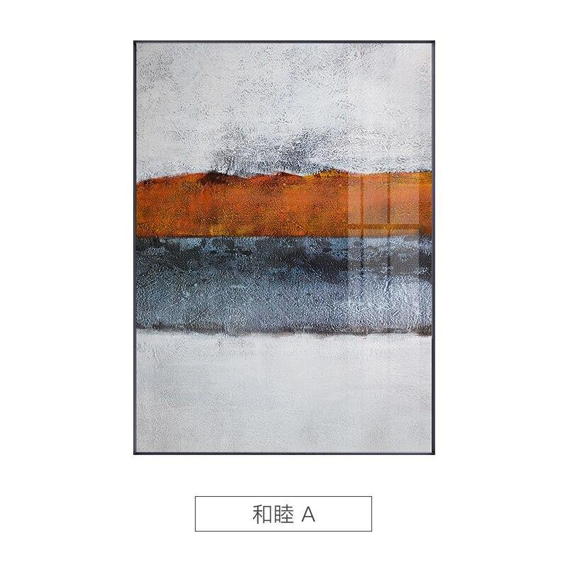 Abstract Burnt Orange Wall Art Painting Gallery Wallrus Free Worldwide Shipping