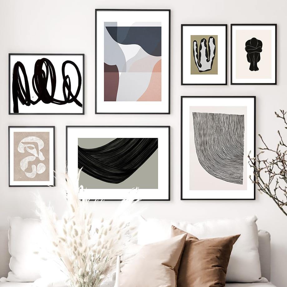 Minimalist Abstract Mix & Match Art Prints