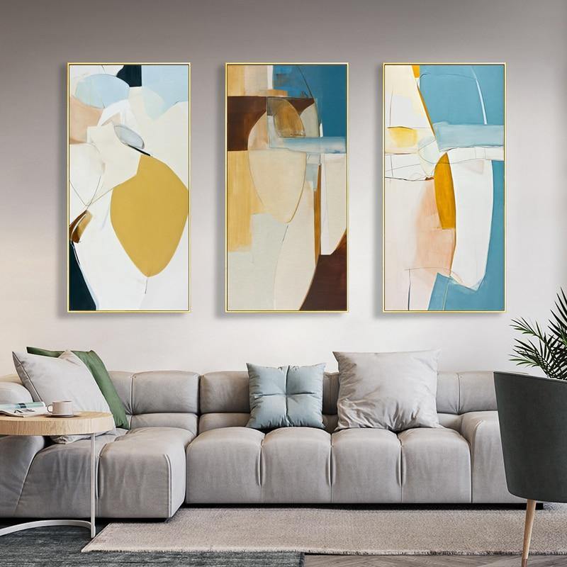 Tall Rectangle Abstract Gallery Wall Set Of Art Pictures Gallery Wallrus Free Worldwide Shipping