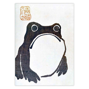 Japanese Matsumoto Hoji Frog Art Print from Gallery Wallrus | Eclectic Wall Art & Decor with Worldwide Shipping