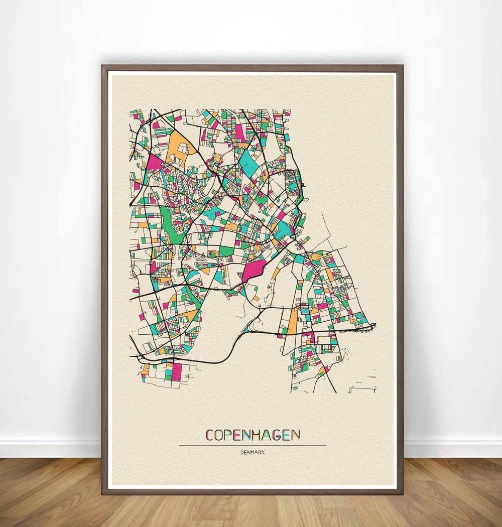 15+ Most Maps wall art images info