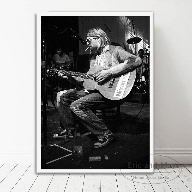 Canvas Kurt Cobain Wall Art Collection Gallery Wallrus Free Worldwide Shipping