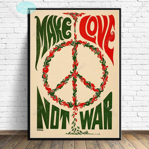 Twist on Make Art Not War Pop Art Selection of Prints Mix & Match from Gallery Wallrus | Eclectic Wall Art & Decor with Worldwide Shipping
