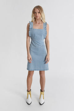 Carcassonne Denim Overall Dress