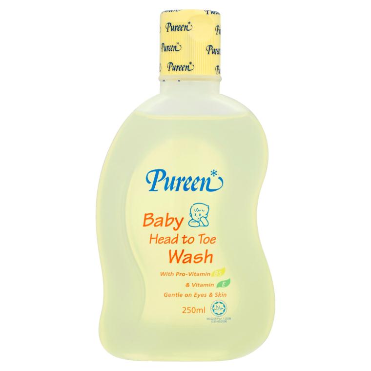 PUREEN BABY HEAD-TO-TOE WASH 250ML — RoyalePharma