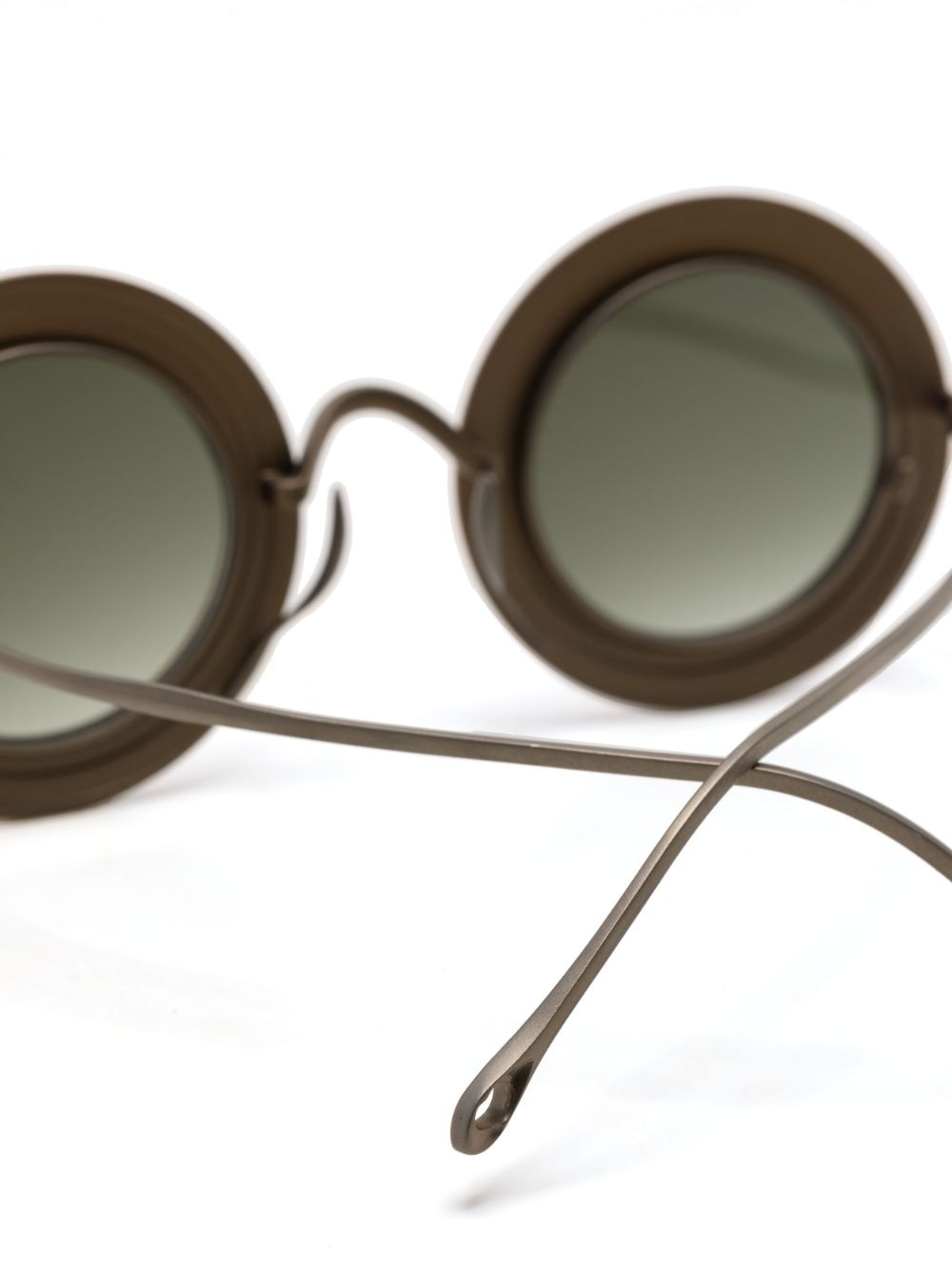 RIGARDS X UMA WANG Sunglasses Vintage Gold (Frame) x Green Gradient (L ...