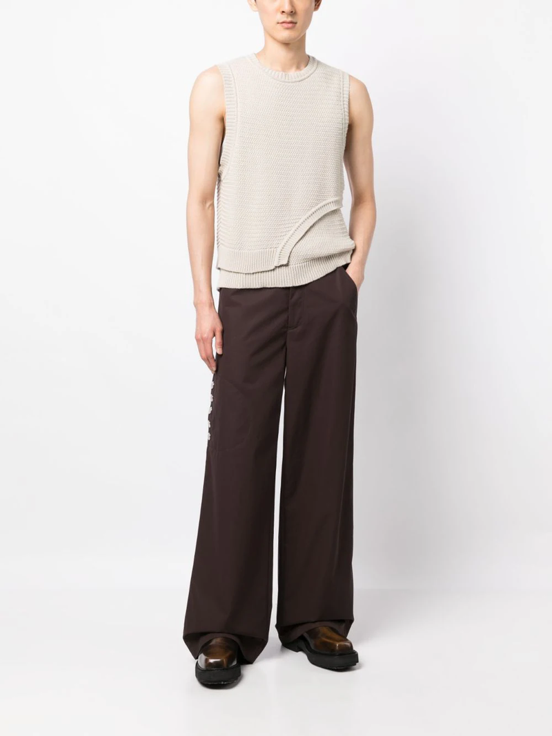 namacheko front slit trousers 18aw 公式銀座 blog.knak.jp