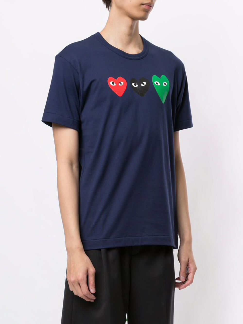 DES Men Multi Color Small Heart T-Shirt – New York