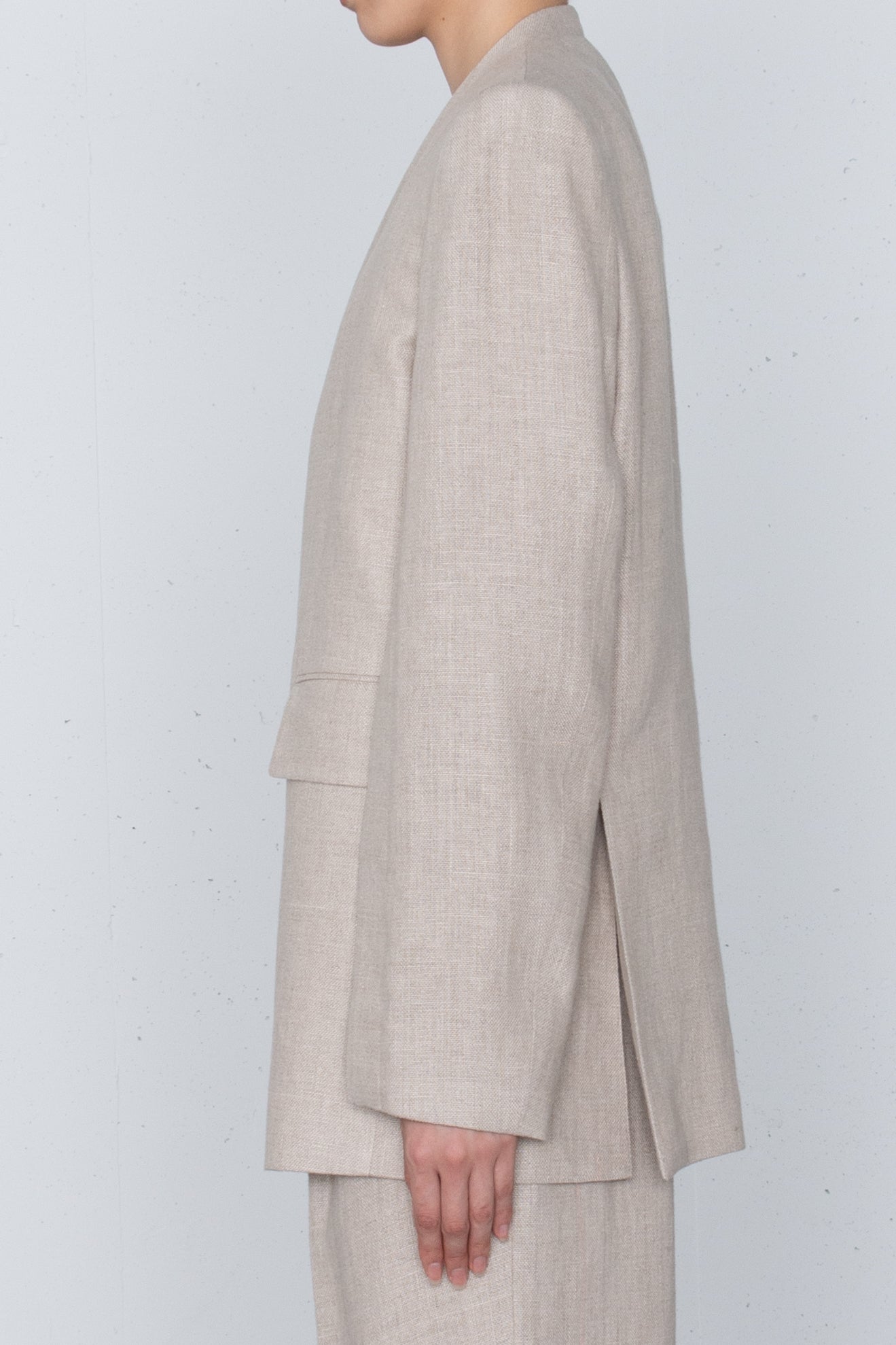 HYKE】 LINEN BLAZER-