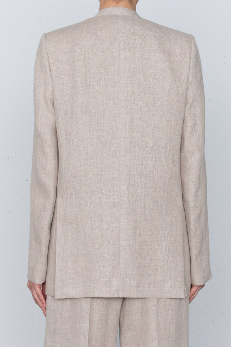 HYKE WOMEN Linen Double-breasted Blazer – Atelier New York