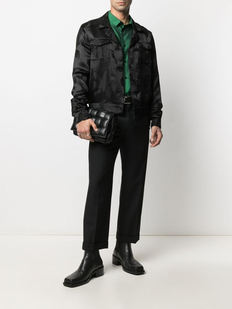 SAINT LAURENT MEN Blouson Silk Jacquard Shirt – Atelier New York