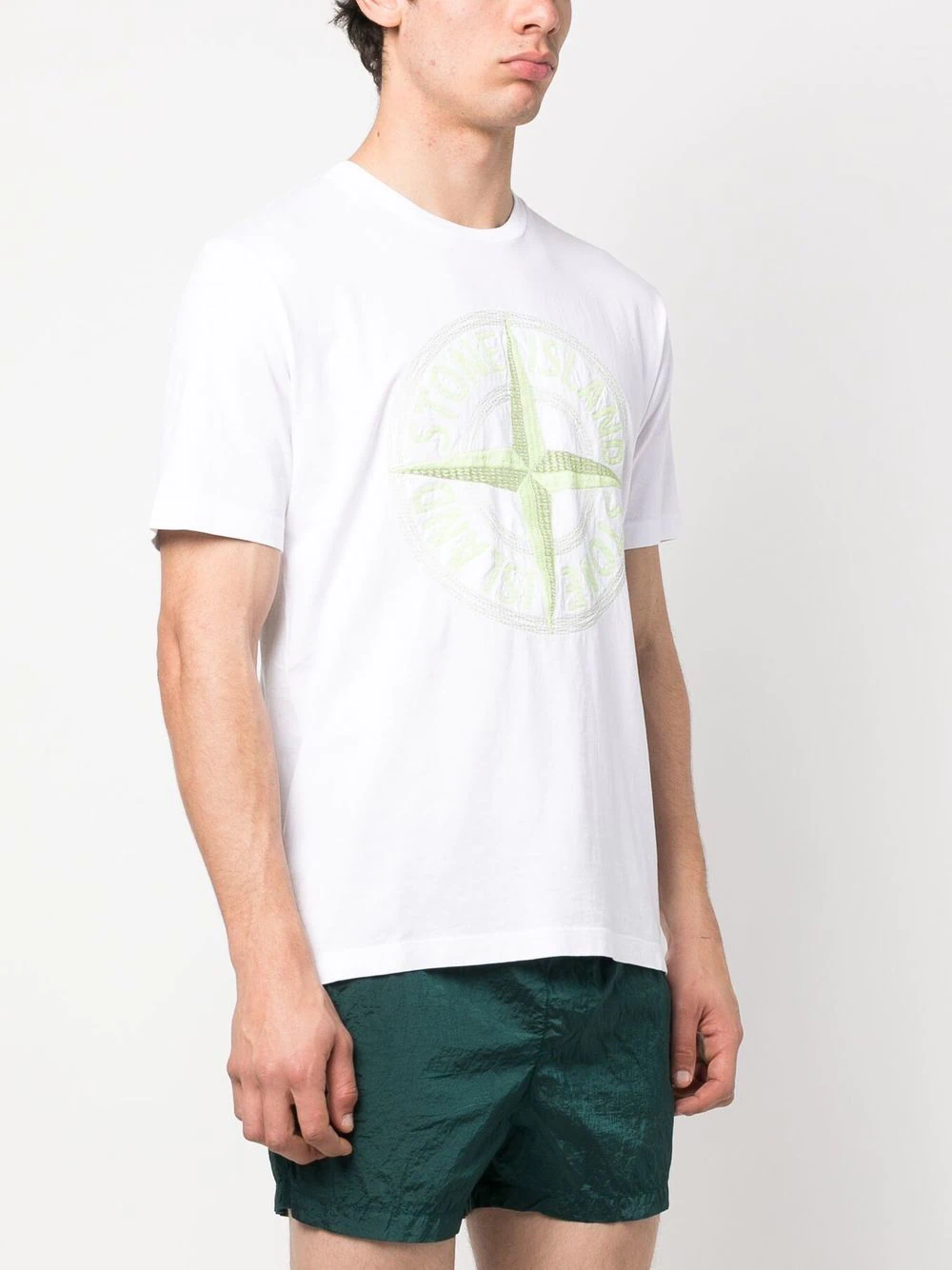 STONE ISLAND Men Compass Print T-Shirt – Atelier New York