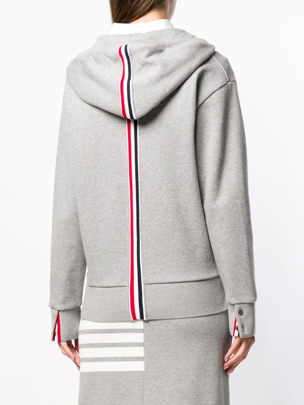 thom browne hoodie red