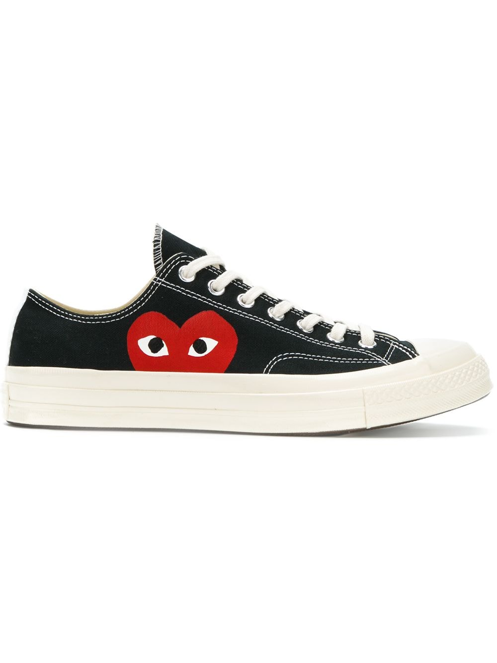 COMME GARCONS PLAY X CONVERSE CHUCK LOW TOP SNEAKERS – Atelier New York