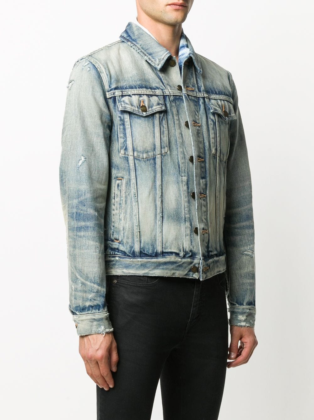 saint laurent denim jacket mens